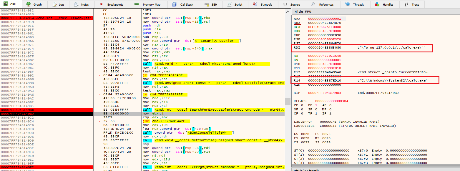 Cmd Hijack - a command/argument confusion with path traversal in cmd.exe