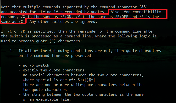 Cmd Hijack - a command/argument confusion with path traversal in cmd.exe